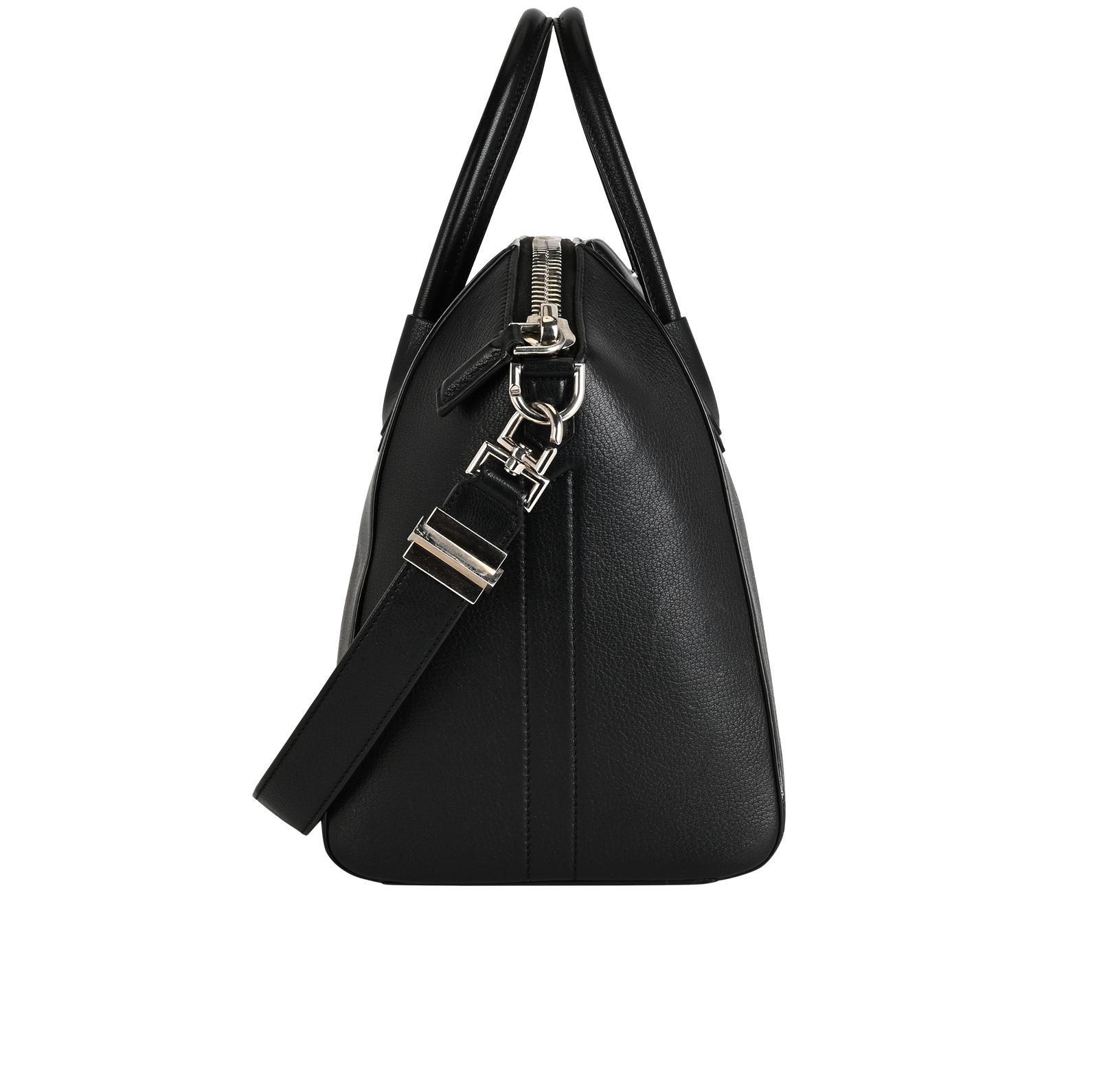 Medium Antigona, &pound;795, Handbags, Black, Leather, Side view
